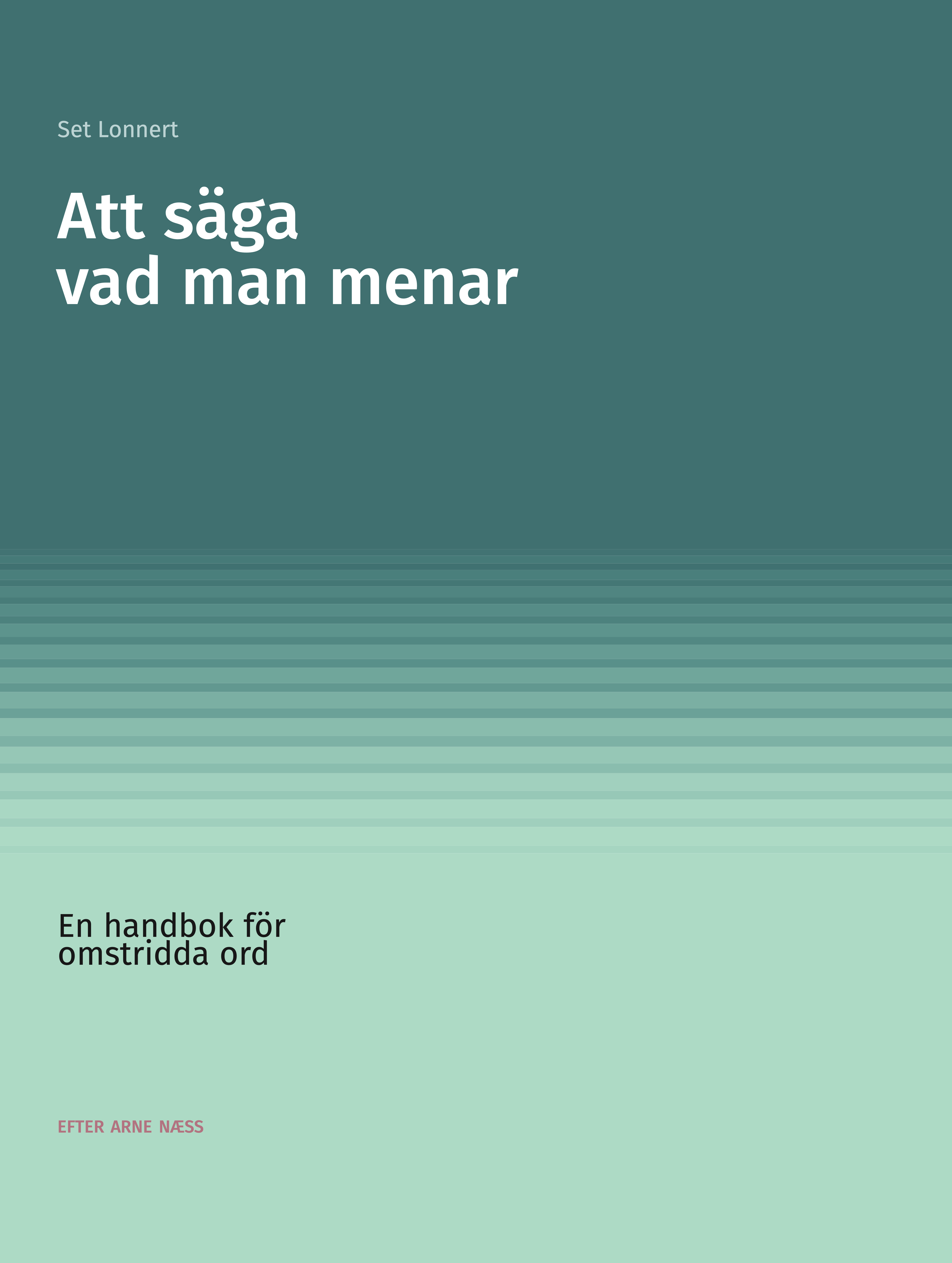 Att säga vad man menar - cover