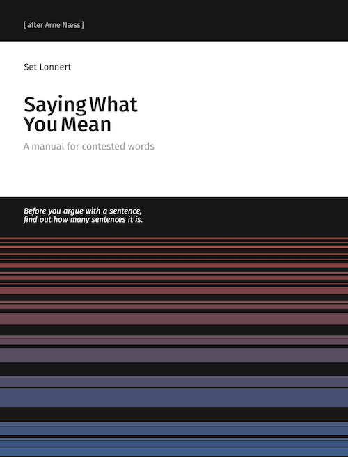 Saying What You Mean - cover