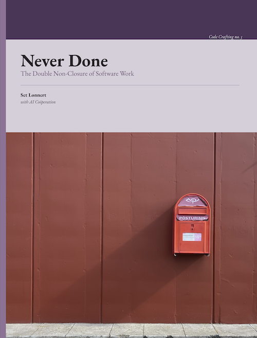 Never Done - cover